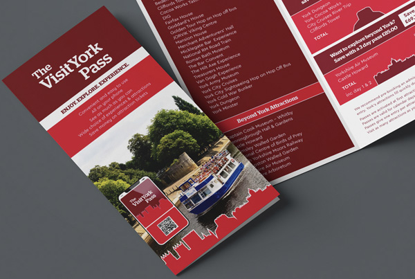 The Visit York Pass – logo, leaflet and website update
