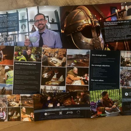 York Archaological Trust strategy brochure design