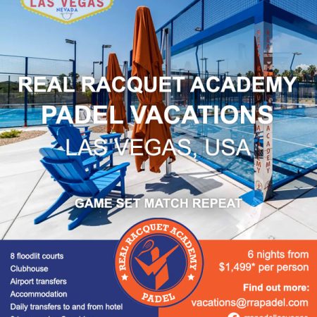 Real Racquet Academy, Padel Vacations,  leaflet design