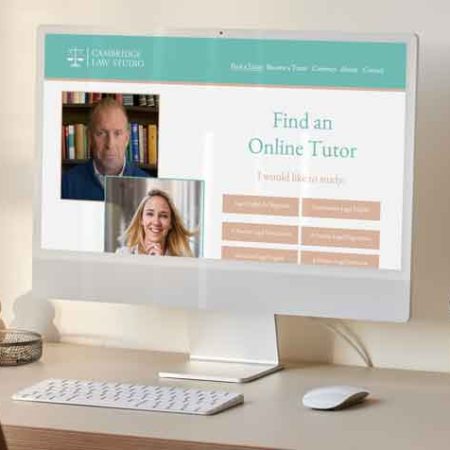 cambridge law studio bespoke website design