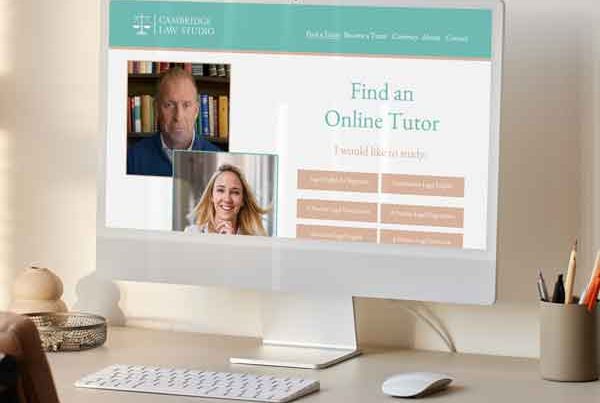 cambridge law studio bespoke website design