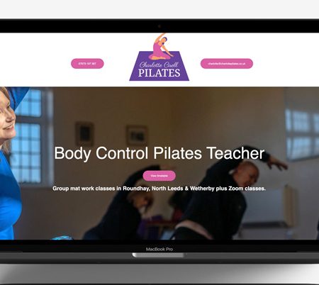 best Pilates instructor web design