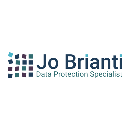 logo and branding design for data protection specialist Jo Brianti